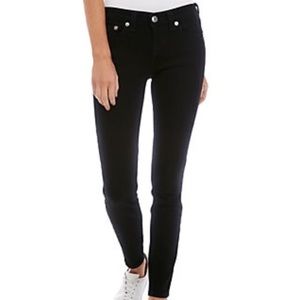 NWT $159 TRUE RELIGION black Halle stretch jean 26